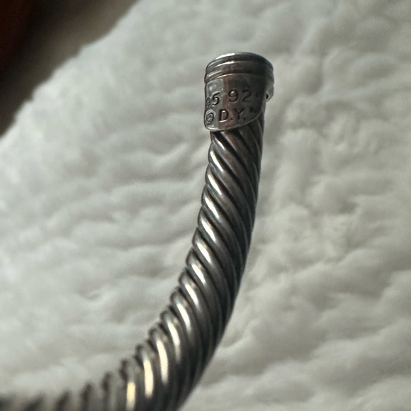 David Yurman Silver and Gold Bangle - Picture 3 of 7